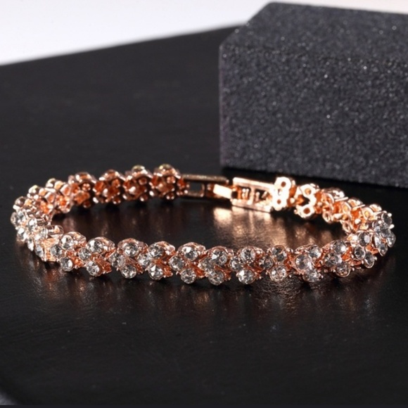 Rose Gold Zircon Bracelet - Picture 1 of 1